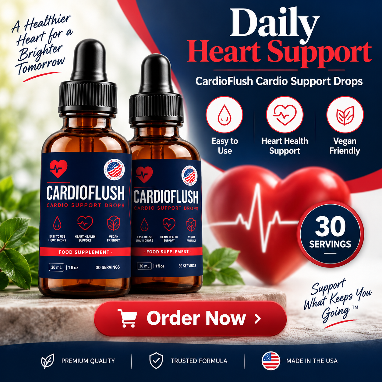 CardioFlush cardiovascular support liquid supplement