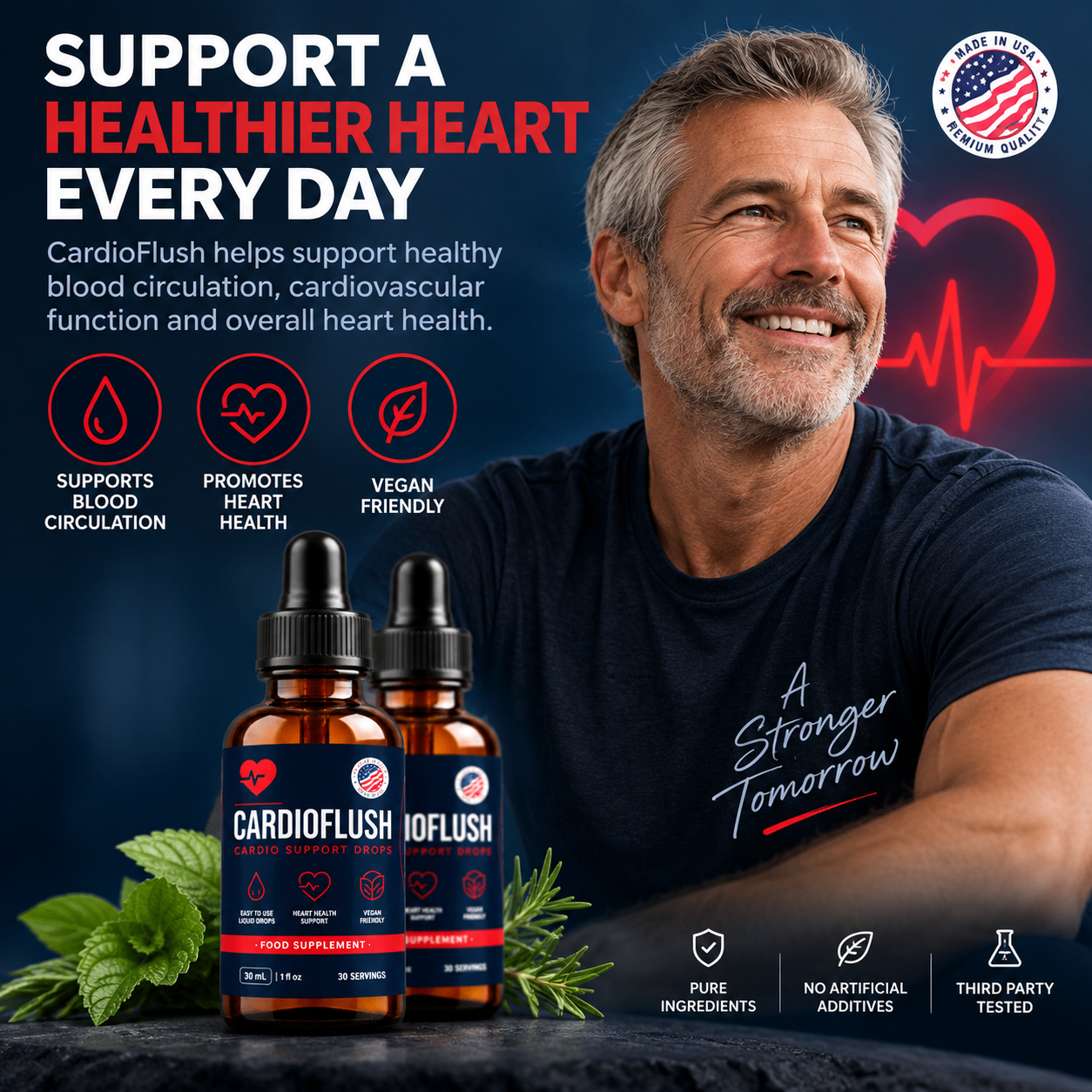 Healthy adult maintaining an active everyday lifestyle